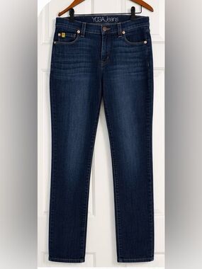 Yoga Jeans Dark Wash Skinny Jeans Women's Size 30 Premium Stretch Denim